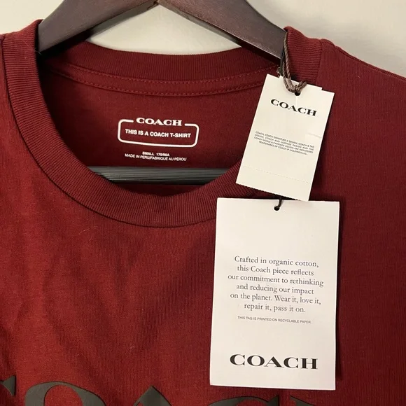 NWT Coach- Long Sleeve Tee - Picture 1 of 4